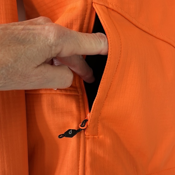 Baleaf Insulated Softshell Bike/Run Jacket w Reflectors, Zipper Pockets Size Lg - Picture 5 of 15